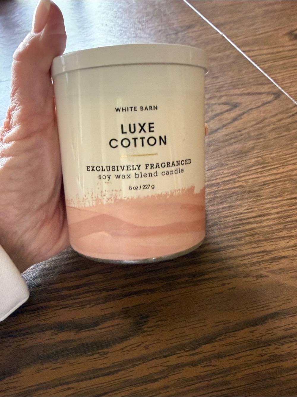 White Barn Luxe Cotton Candle
